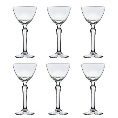 Libbey Copa de cóctel SPKSY Nick & Nora - 140 ml / 14 cl - 6 Unidades - Resistente al lavavajillas - Excelente para una fiesta de cóctel en casa Cover