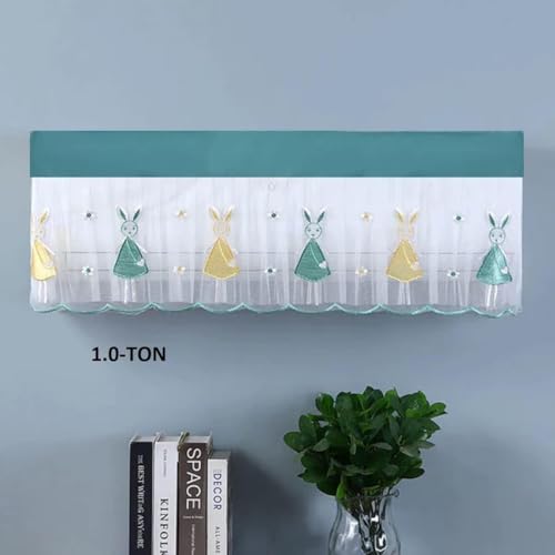 Image of Runing mood Air Conditioning Dust Cover Embroidery Designer Ac Cover for Indoor Split Ac 1.0 Ton Designer Ac