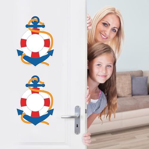 Imanes decorativos ancla para puerta crucero set 2 pcs miniatura 6