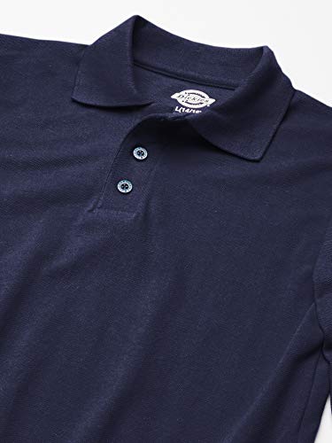 Dickies Boys' Long Sleeve Pique Polo3