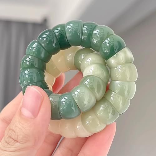 Image of Fidget Bracelet for Women Natural Bodhi Seeds Beaded Anxiety Stress Bracelets Zen Fidget Stretch Bracelets Alleviate Protection Healing Bodhi Jewelry Gifts for Women Men