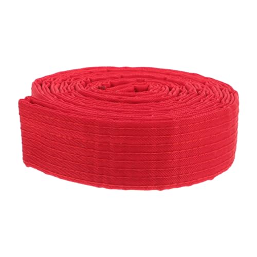 Garneck Taekwondo Belt for Martial Arts Training and Competition Red Waist Support for Karate Kickboxing Suitable for Boys Girls Men and Women