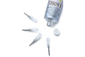 E6000 Jewelry & Bead Glue with Tips Set, All-Purpose Adhesive in Two...