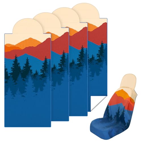 Hahafelt 4 Pack Car Seat Towels