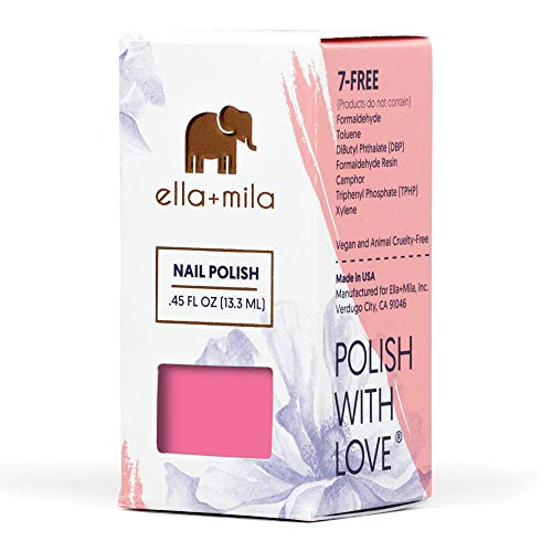 Ella+Mila Nail Polish, Mommy Collection - Rosy Cheeks #TOP4