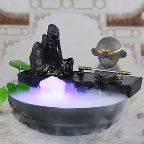 Keramische decoratieve fontein woonkamer bureau fontein met luchtbevochtiger perfect desktopcadeau - Image 7