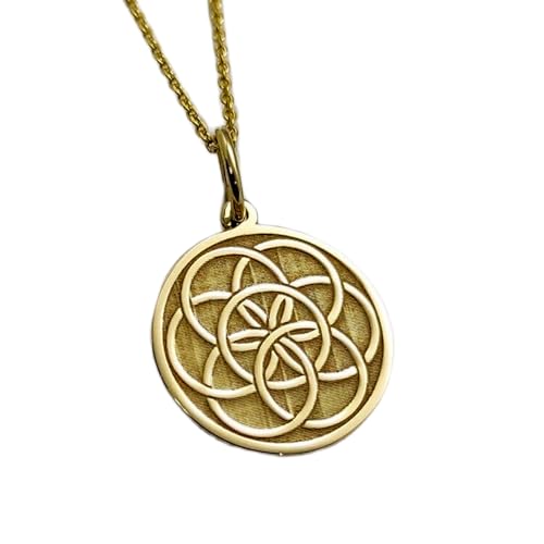Colgante semilla de la vida en plata 925 para lucir con estilo diario
