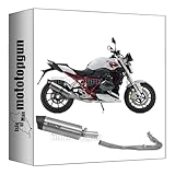 2 Anni di garanzia arrow 71842AK + 71731MI scarico completo omologato open maxi race-tech alluminio fondello carby/collettore titanio compatibile con bmw r1200 r-1200 r 2015 2016 mototopgun