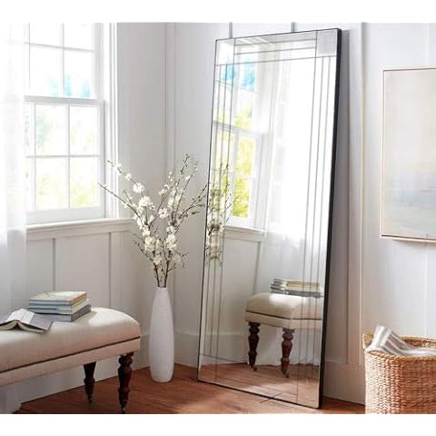 D PRO T Silver Triple Bevelled Wall Mirror Venetian (174 cms x 85 cms) Cover