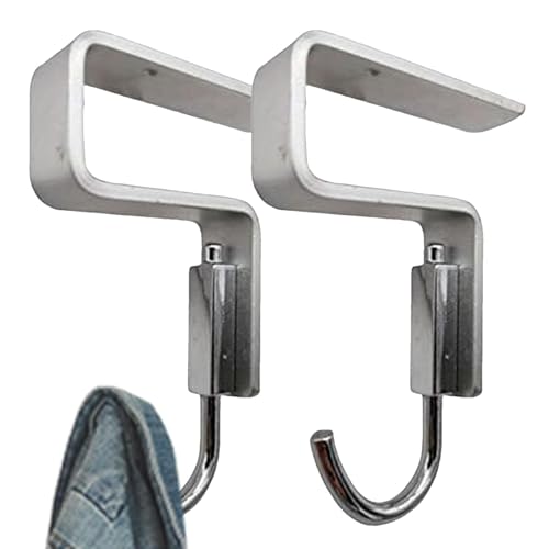 Gancho para bolsa de escritorio, soporte para bolsa para escritorio,Colgador de almacenamiento para mochila de escritorio - Ganchos para mochila con gancho de escritorio que ahorran espacio, 2 ganchos