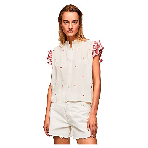 Pepe Jeans Damen Antonine Shirt, Multicolour (Multi), L