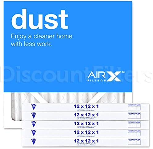 AIRx Filters Dust 12x36x1 Air Filter MERV 8 AC Furnace Pleated Air Filter Replacement Box of 6, Made in the USA