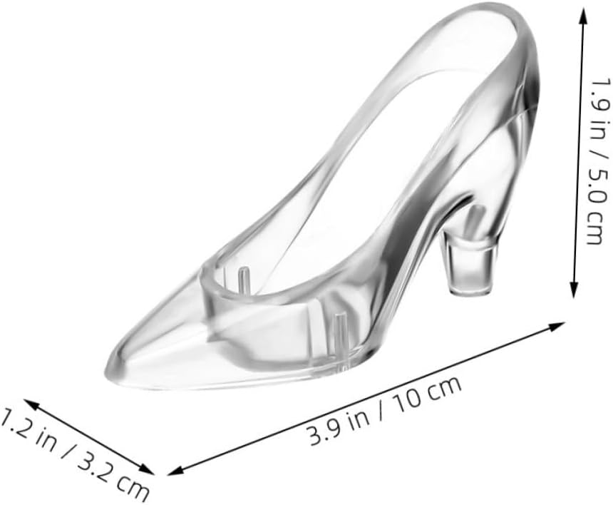 SUPVOX 24pcs High Heel Shoe Ornaments Elegant Table Princess Slipper Statues for Party Decorations Unique Desk Decor Present Ideas for Special Occasions