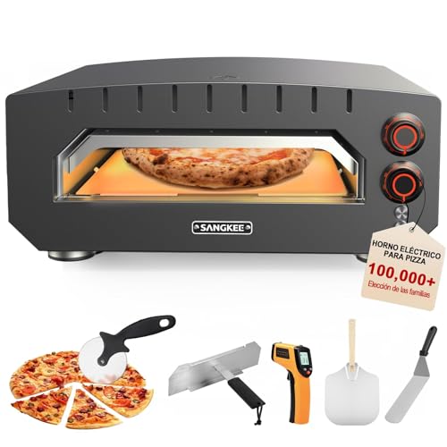 La Mejor Lista de Horno Maytag de esta semana. 41 SANGKEE Horno Eléctrico para Pizza, Horno de Pizza Portátil de 13″, Calienta hasta 400°C, Accesorios Completos y Piedra para Pizza Doble Cara, Multifuncional Ideal para Hogar...