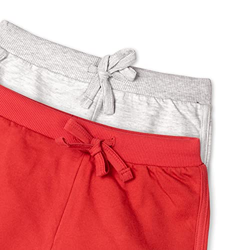 Image of Real Basics Premium Cotton Printed Shorts for Girls (Pack of 2)