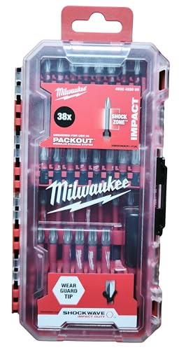 Milwaukee Shockwave 4932492009 estuche de 38 piezas para atornillador de impacto 4