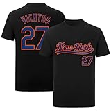 Mark VIENTOS Shirt T-Shirt Jersey Baseball No Brand/Logos 100% Cotton for Black Mens/Womens/Kids
