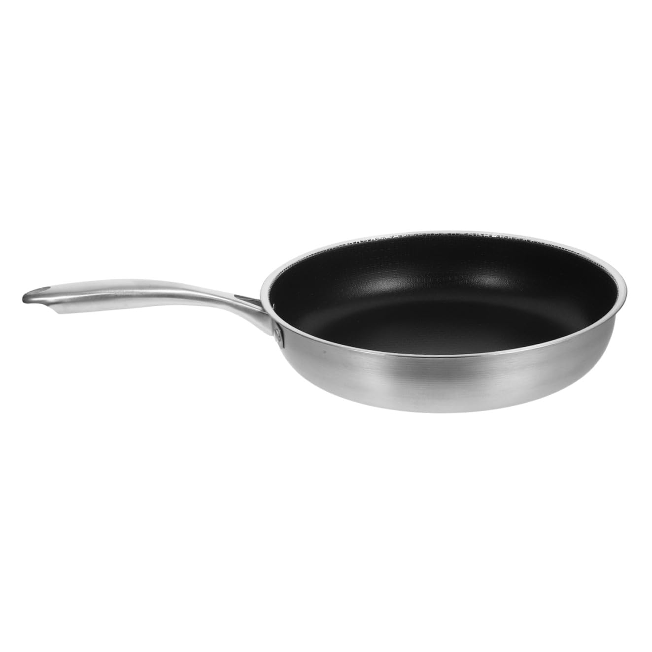 Ipetboom Padella per Friggere in Acciaio Inox Rivestimento a Nido D'ape, Leggera e Riduce Consumo di Olio, per Cucinare Uova e Bistecche in Casa