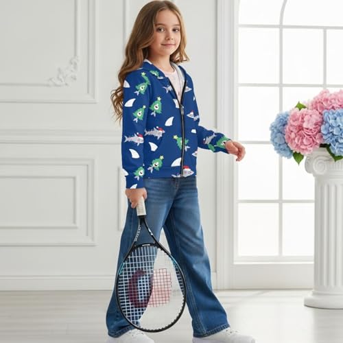 Sweat à capuche zippé enfants en molleton premium durable - 2