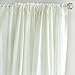 Efavormart 10FT Fire Retardant Ivory Sheer Voil Curtain Panel Backdrop for Window Wall Decoration - Premium Collection