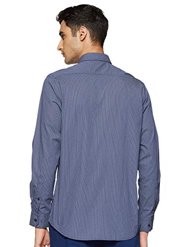Image of Colorplus Men's Print Slim Fit Casual Shirt