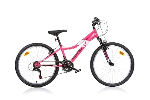 Dino Bikes Bicicleta de montaña Ring rosa 24 pulgadas