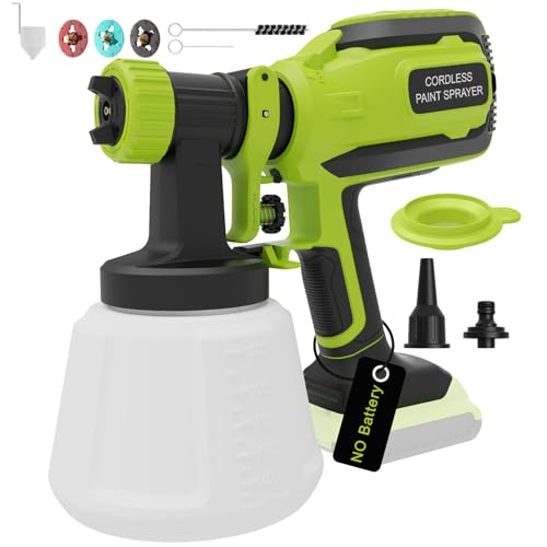 Cordless Paint Sprayer for Dewalt 20V Battery, Portable Wireless Spray