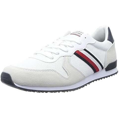 Tommy Hilfiger Herren Runner Sneaker Iconic Mix Runner Sportschuhe Cover