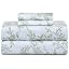Green Floral Toile