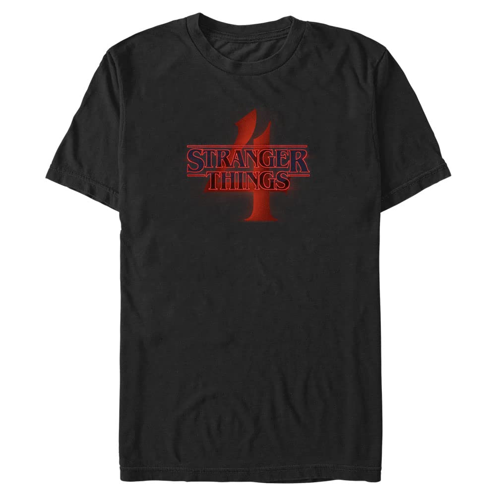 Netflixmens Stranger Things 4 Logo T-Shirt