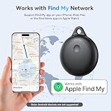 Smart Tags-4 Pack, Smart Bluetooth Tracker Work with Apple Find My, Key Finders and Find My Tracker, Game Changer Waterproof Smart Tag with Key Ring Tracker Tag for Keys/Luggage/Wallet etc