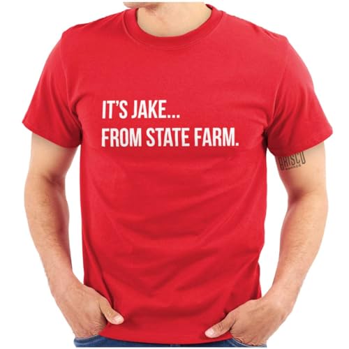 Its Jake Funny Pop Culture Quote Graphic T Shirt Men or Women Red