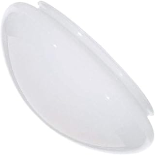 Satco Nuvo 50-330 9.5-Inch White Mushroom Glass Lamp Shade Replacement, 7-7/8 Inch Fitter