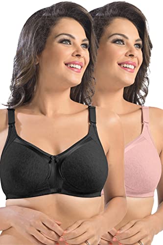 Image of SONARI Zoya Women's Non Padded Full Coverage Bra Pack of 2