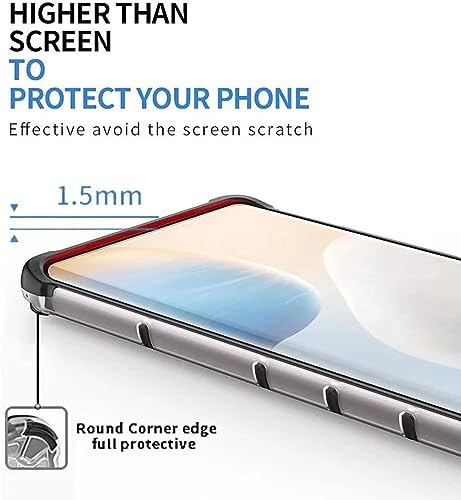 Image of Prime Retail Hard PC Back Case Cover for Realme Narzo 50 Pro 5G Anti Slip Ultra Thin Shockproof Reinforced Corners (Transparent)
