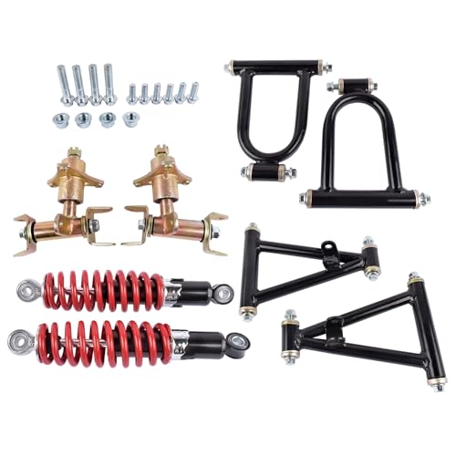 Front Suspension Shock Swing Arm Full Kit Upper Lower Steering Kn...