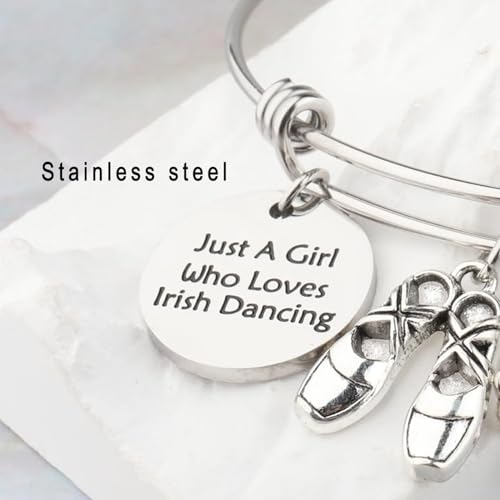 Gzrlyf Irish Dance Bracelet Irish Dancing Gifts Irish Step Dance Charm Irish Dancer Jewelry4