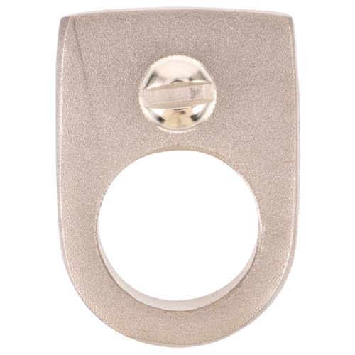 TOBBOMEY Finger Ring Without Rubber Band Stainless Steel Frameless Ring Excellent for