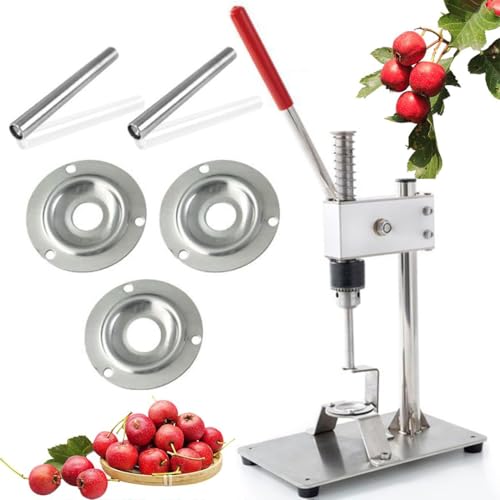 Dénoyauteur multifonctionnel de fruits avec couteau intégré et base amovible