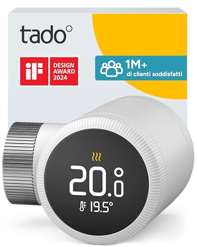 tado° termostato intelligente X · controllo del riscaldamento tramite app e smart speaker (Alexa