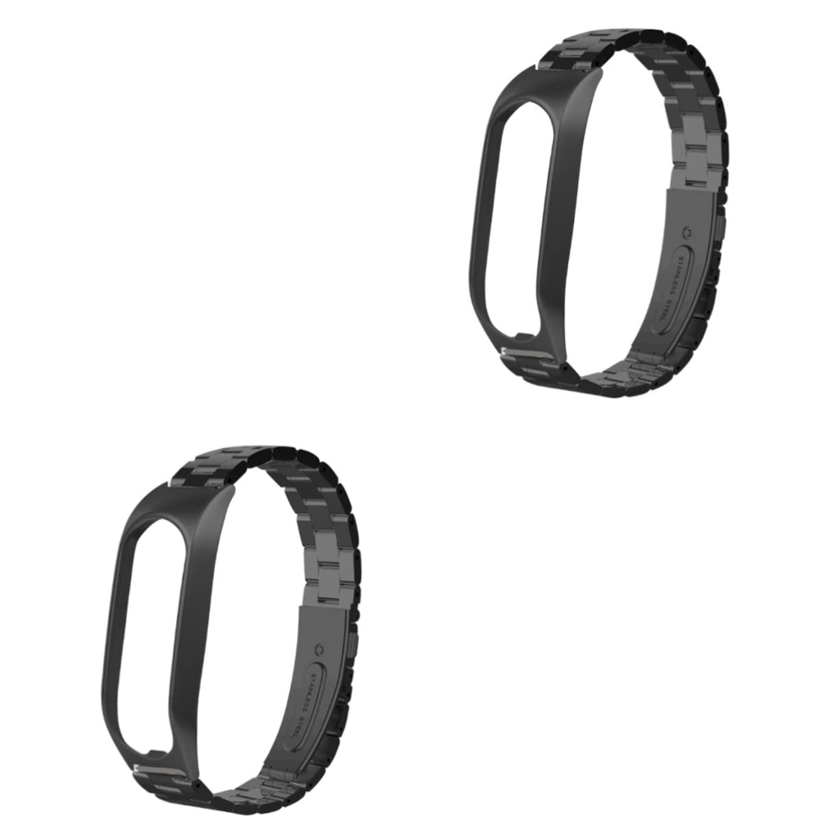 Gatuida 2 Pz Cinturino Dell'orologio Cinturini Per Orologi Cinturino Per Orologio Catena a Mano Cinturino in Acciaio Orologio in Acciaio Inossidabile Metallo Braccialetto