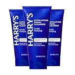 Harry's Exfoliating Face Wash for Men, Gentle Facial Skin Care Products with Volcanic Rock Exfoliant, Dermatologist Tested, 150ml, 3 Pack
