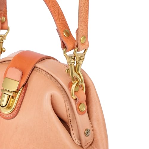 Image of OLD TREND Doctor Bucket Crossbody Handbag | Luxurious and Versatile Bag for Women | Genuine Cowhide Leather