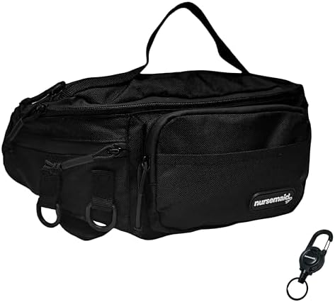 nursemaid Nurse Fanny Pack with Name Badge Reel -Nurse Bag, Utili...