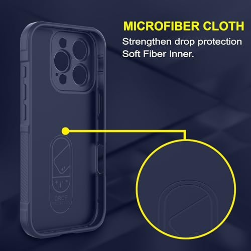 Image of amazon basics Back Case Cover for iPhone 16 Pro Max | Compatible for iPhone 16 Pro Max Back Cover | Liquid Silicon Magic Case with Camera Protection | Sapphire