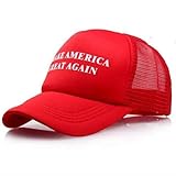Make America Great Again Donald Trump New Hat Red White mesh Skip snap Back USA Beisbol MAGA
