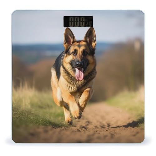 Báscula Digital de Baño con Perro Pastor Alemán