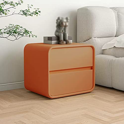 Table de chevet d'appoint avec 2 tiroirs rangement design moderne L50cm