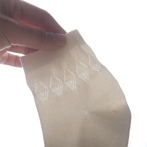 Image of Mcool Mary Womens Crew Socks Ankle Breathy Thin Soft Cotton Casual Crozy Solid Bootie Ankle Socks for Women 6 Pack