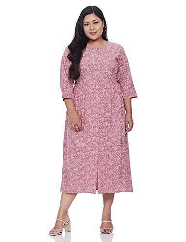 Image of Women's Rayon A-Line Midi Dress